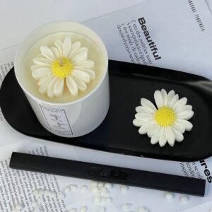 Daisy Top Jar Candle